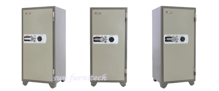 ตู้เซฟนิรภัยขนาดใหญ่, ตุ้เซฟนิรภัยกันไฟ น้ำหนัก 250 กก. มี 2 กุญแจ 1 รหัส ยี่ห้อ ลีโก้ (LEECO) รุ่น 702T