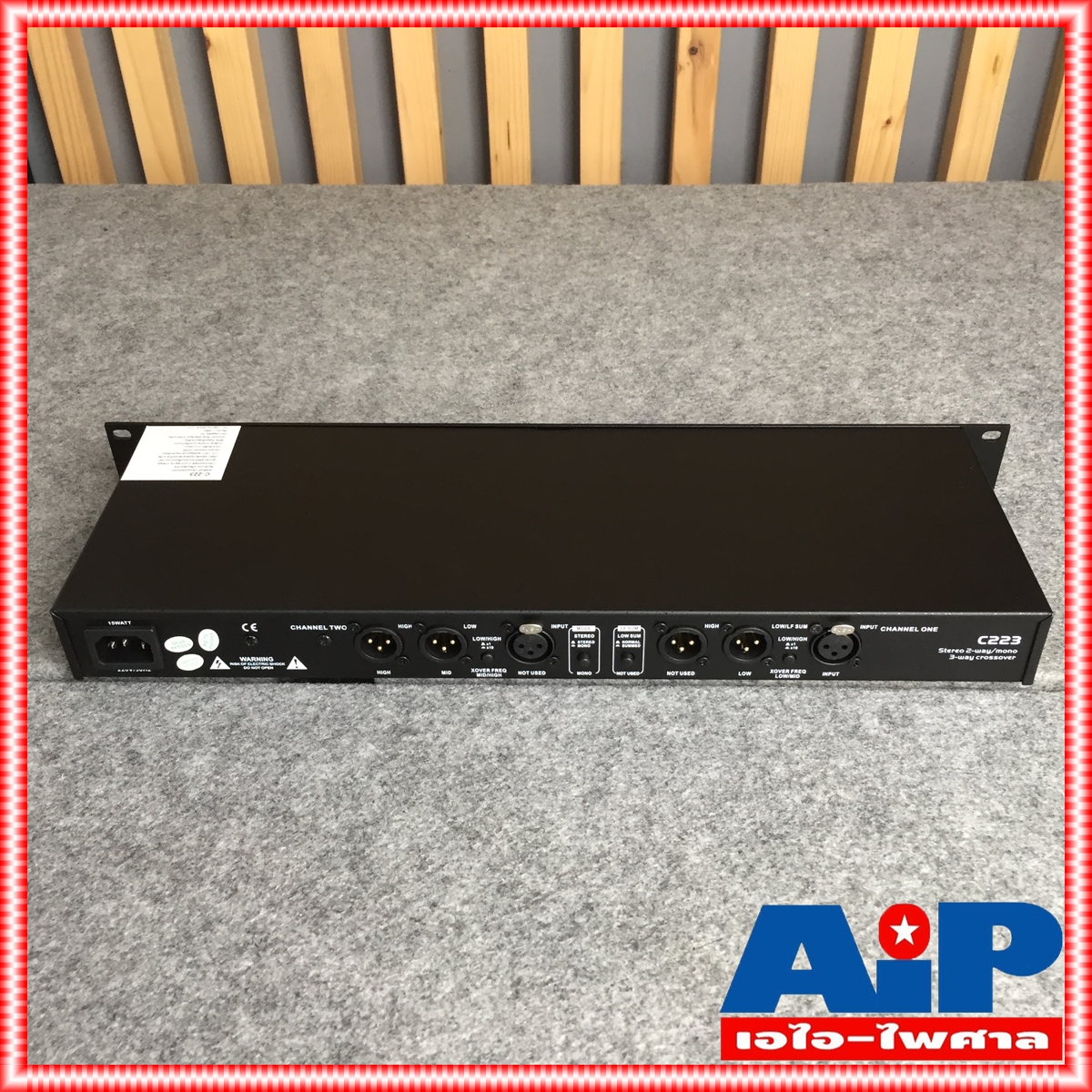 BETA THREE C223 CROSSOVER BETA THREE C223 ครอสโอเวอร์ 2 ทางสเตอริโอ / 3 ทางโมโนเครื่องแยกความถี่เสียง