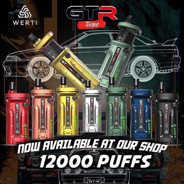 GTRTURBO 12000 PUFFS แบบเปลี่ยนหัวน้ำยา **เครื่องพร้อมหัว