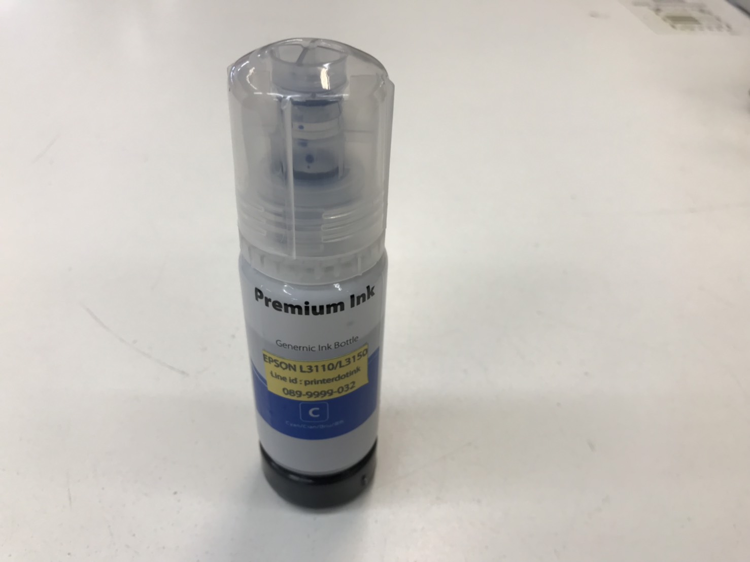 น้ำหมึกปริ้นเตอร์เทียบเท่า EPSON เบอร์ 003 C (สีน้ำเงิน)