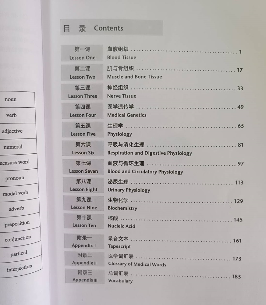 ภาษาจีนทางการเเพทย์ (เล่ม 2) Practical Medical Chinese (Preclinical)