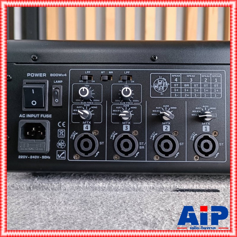 NTS TOP4-1080 POWERMIXER 4CH เอฟเฟคแท้ เพาเวอร์มิกเซอร์ มิกซ์NTS เครื่องเสียง เครื่องผสมสัญญาณเสียง เครื่องปรับแต่งเสียง MIX TOP4 1080 TOP41080 เอไอ-ไพศาล