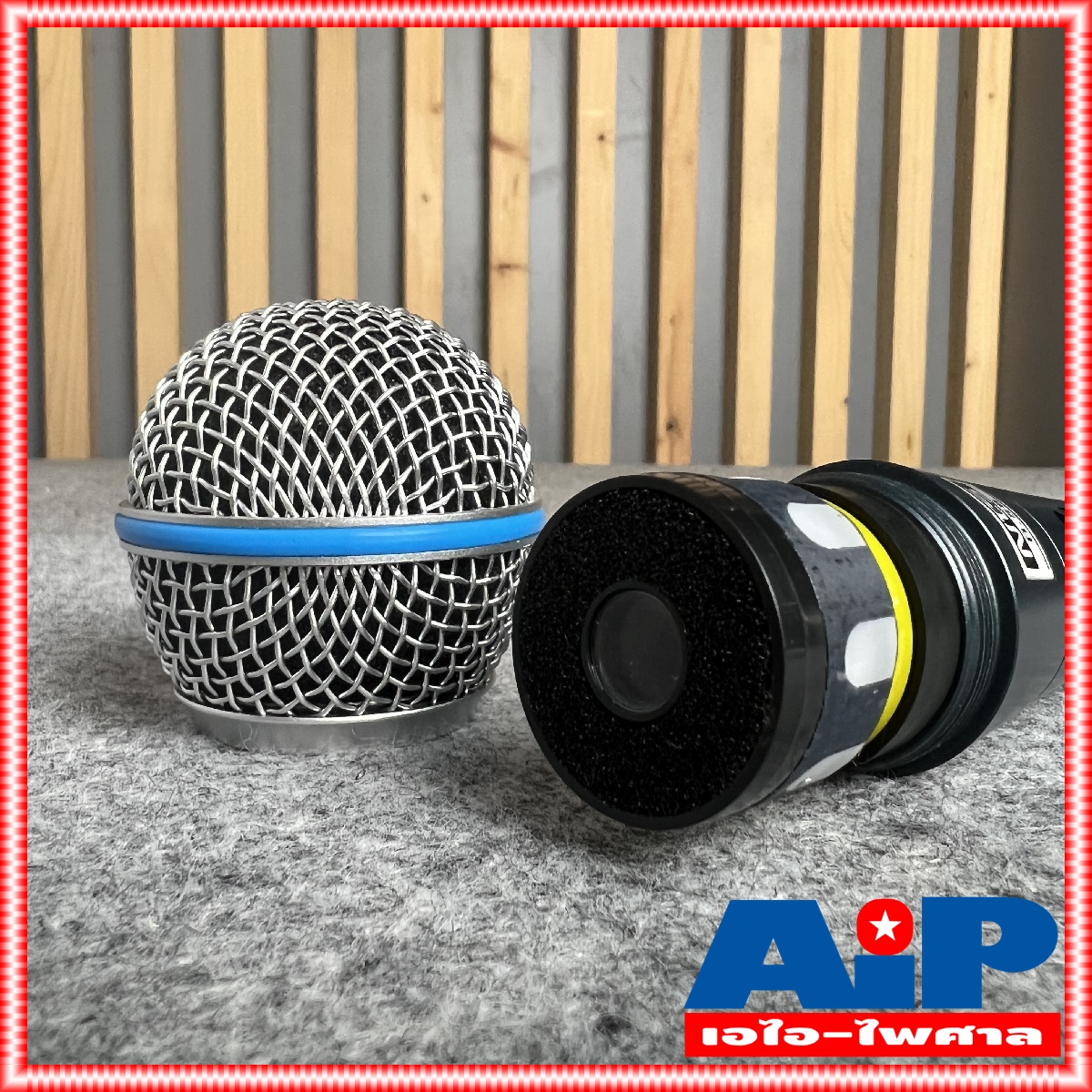 NTS B58 ไมค์โครโฟน พร้อมสาย4.5เมตร ไมค์สาย b.58 ไมค์ร้องเพลง b-58 ไมค์แบบสาย ด้ามไมค์เนื้อโลหะ b 58 เอไอ-ไพศาล