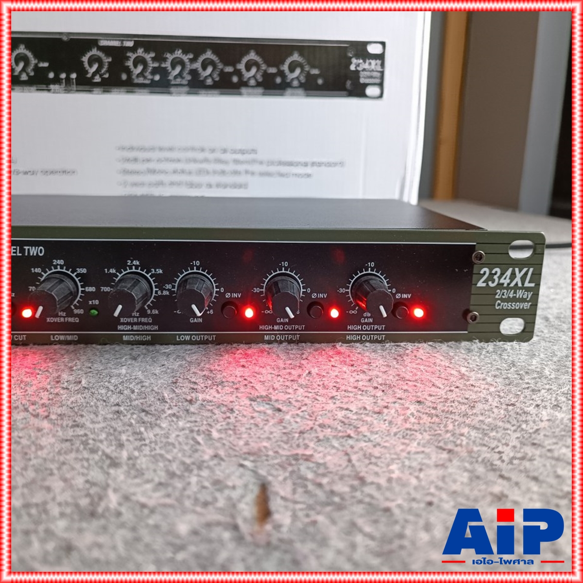 TADA 234XL crossover ครอสโอเวอร์อนาล็อก เครื่องแยกสัญญาณเสียง234XL Electronic crossover TADA รุ่น 234 XL ครอส2ทาง 234xl เอไอ-ไพศาล