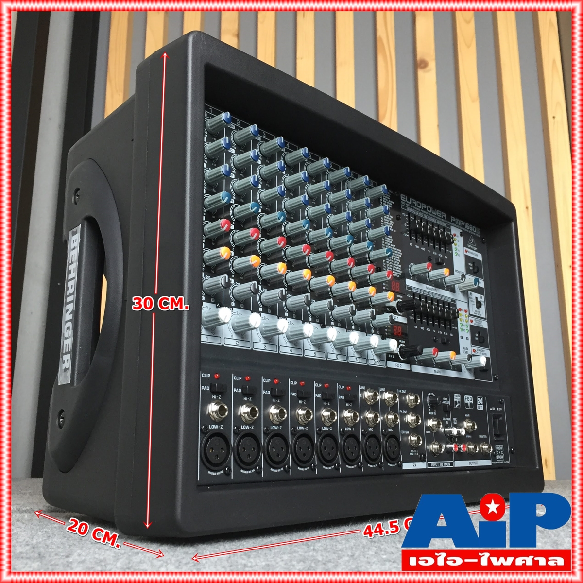 BEHRINGER PMP-1680S powermixer เพาเวอร์มิกเซอร์ 10 ช่อง 2x300วัตต์ 8 โอห์ม EQ 2x7 ช่อง PMP 1680 S PMP 1680S PMP1680S +++