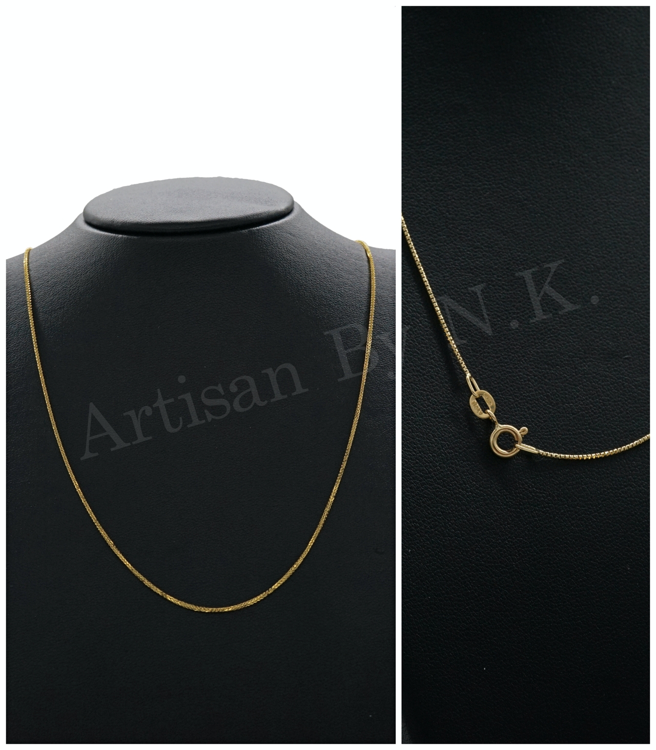 สร้อยอิตาลี่: สร้อยคอทองคำ18Kนำเข้าจากอิตาลี่ (18K Gold Necklace)
