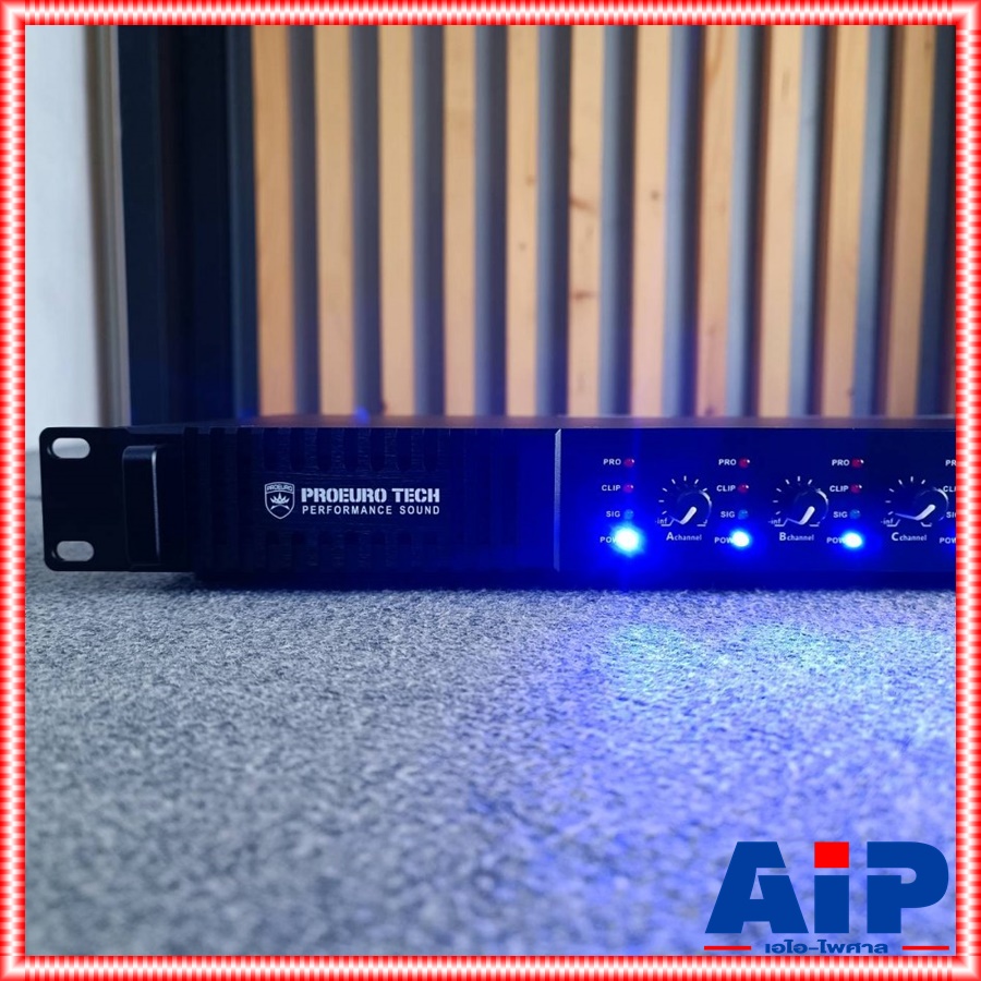 PROEUROTECH MA-4450 POWERAMP 1U 4CH พาวเวอร์แอมป์ แอมป์ขยายเสียง ซัพพลายแบบสวิทชิ่ง PROEURO TECH(โปรยูโร่ เทค) MA 4450 MA4450 เอไอ-ไพศาล
