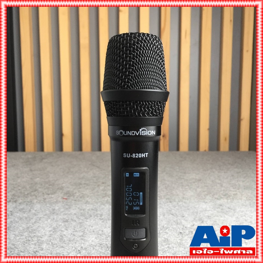 ความถี่ใหม่ กสทช SOUNDVISION SU-820D ไมค์ลอยคู่ ไมโครโฟนไร้สาย ปรับความถี่ได้ ชุดไมค์ลอย มือถือคู่ ย่าน UHF SU 820D SU 820 D SU820 D SU820D เอไอ-ไพศาล