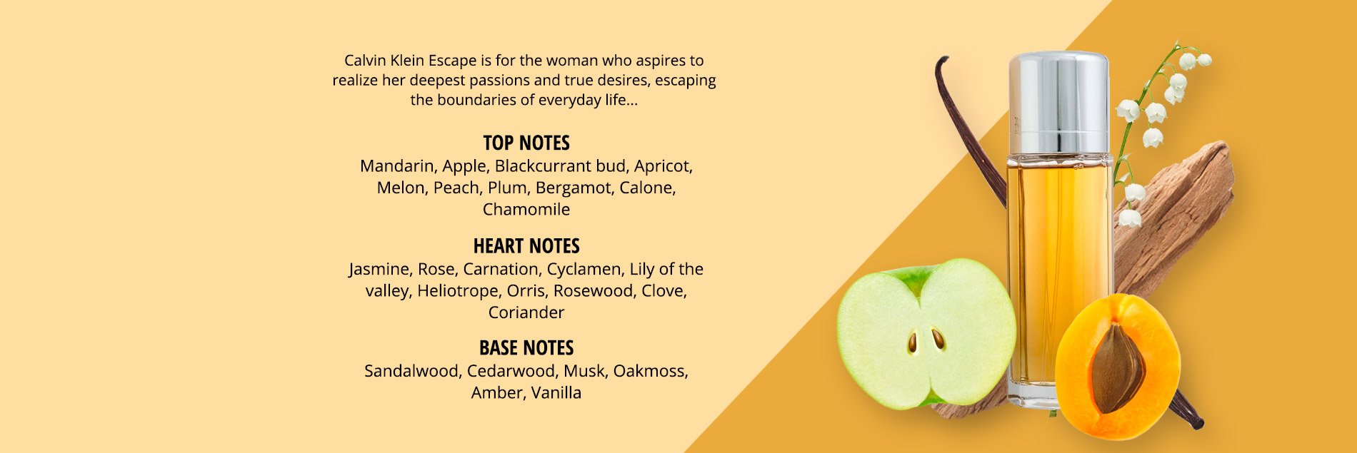 น้ำหอมแท้100% CK Escape for Women edp 100ml