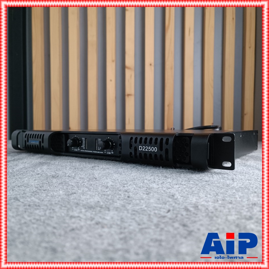PROEUROTECH D-22500 poweramp พาวเวอร์แอมป์ 2 ช่อง ขนาดความสูง 1U สวิทช์ชิ่ง D 22500 D22500 เอไอ-ไพศาล