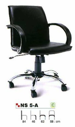 เก้าอี้สำนักงานพนักพิงเตี้ย, เก้าอี้สำนักงาน ยี่ห้ออาซาฮี (asahi) รุ่น NS 5-A