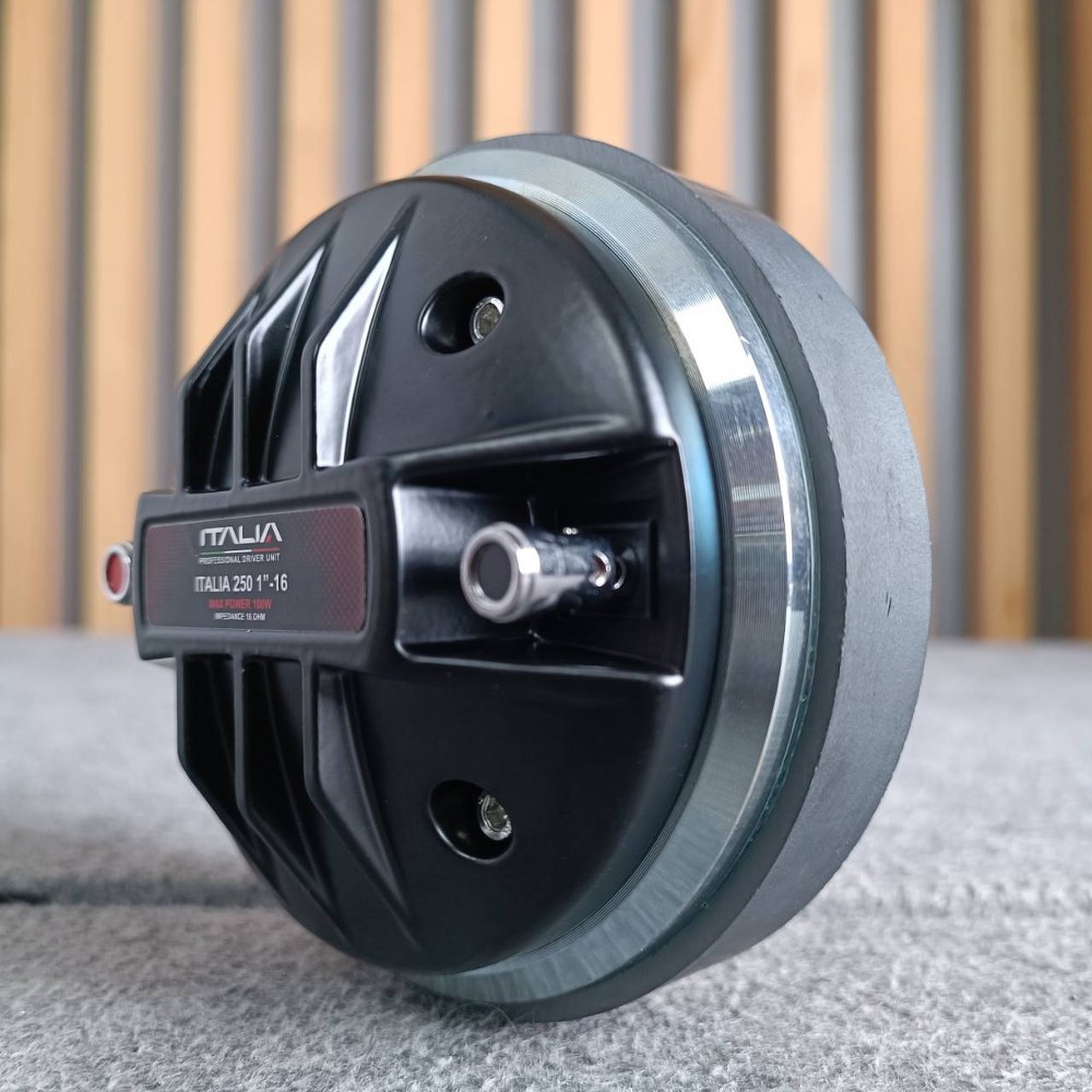 KANE ITALIA 250 1"-16 DRIVER แป้น 16โอร์ม ลำโพงเสียงแหลม ไดร์เวอร์เสียงแหลม แบบแป้นยึด ขนาด 1 นิ้ว ITALIA-250 ITALIA250 เอไอ-ไพศาล