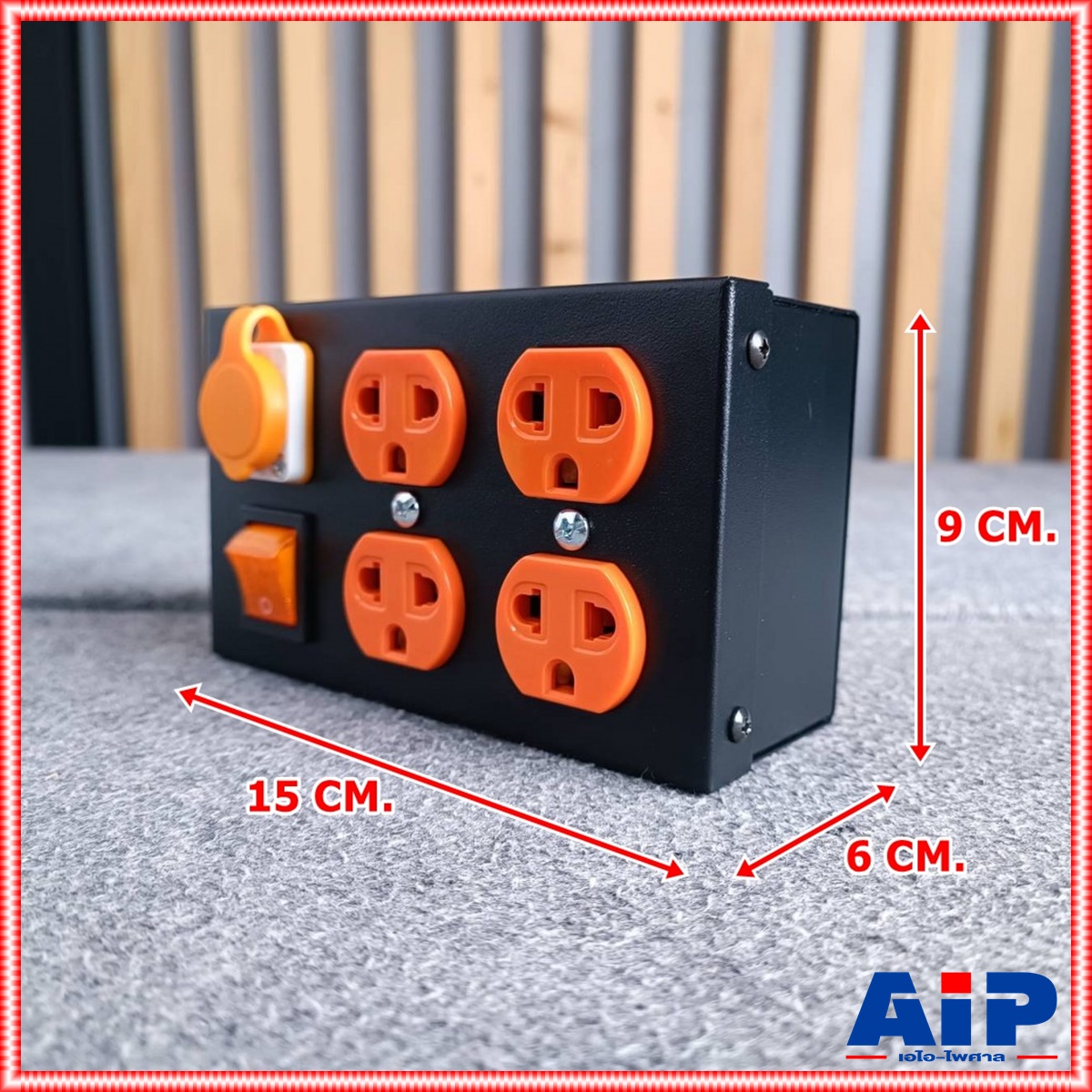 4สีให้เลือก TECHCRON BOX-4 POWER CON ปลั๊กเขียว สวิทซ์เขียว/ปลั๊กดำ สวิทซ์น้ำเงิน/ปลั๊กขาว สวิทซ์น้ำเงิน/ปลั๊กส้ม สวิทซ์ส้ม เพาเวอร์คอน กล่องปลั๊กไฟ ปลั๊กพ่วง 4 ช่อง แถมฟรี ปลั๊กเพาเวอร์คอน BOX 4 BOX4 เอไอ-ไพศาล