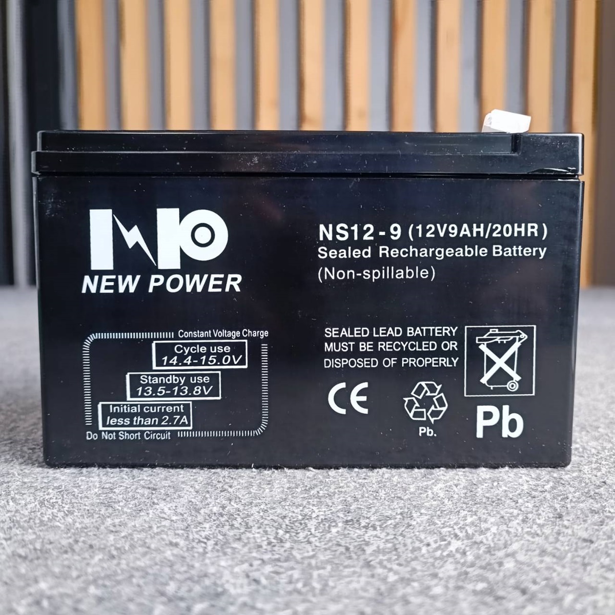 ของใหม่ รับประกัน1ปี NEW POWER 12V 9AH แบตเตอรี่แห้ง แบตเตอรี่ UPS 9A Battery แบตสำหรับสำรองไฟ แบตUPS แบตเตอรี่UPS เครื่องสำรองไฟฉุกเฉิน แบตของ NPE MK15BAT MK 15 BAT MK-15 BAT เอไอ-ไพศาล