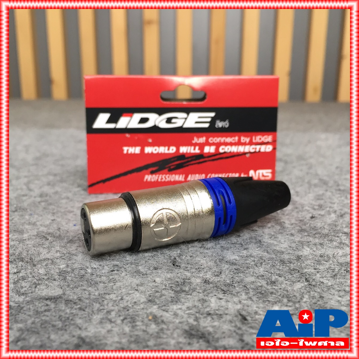 แจ๊ค XLR ตัวเมีย 3ขา LIDGE YM-001A / YM-001C มีให้เลือก 6สี ปลั๊ก XLR ตัวเมีย CANNON แคนนอน YM001A YM 001 A C