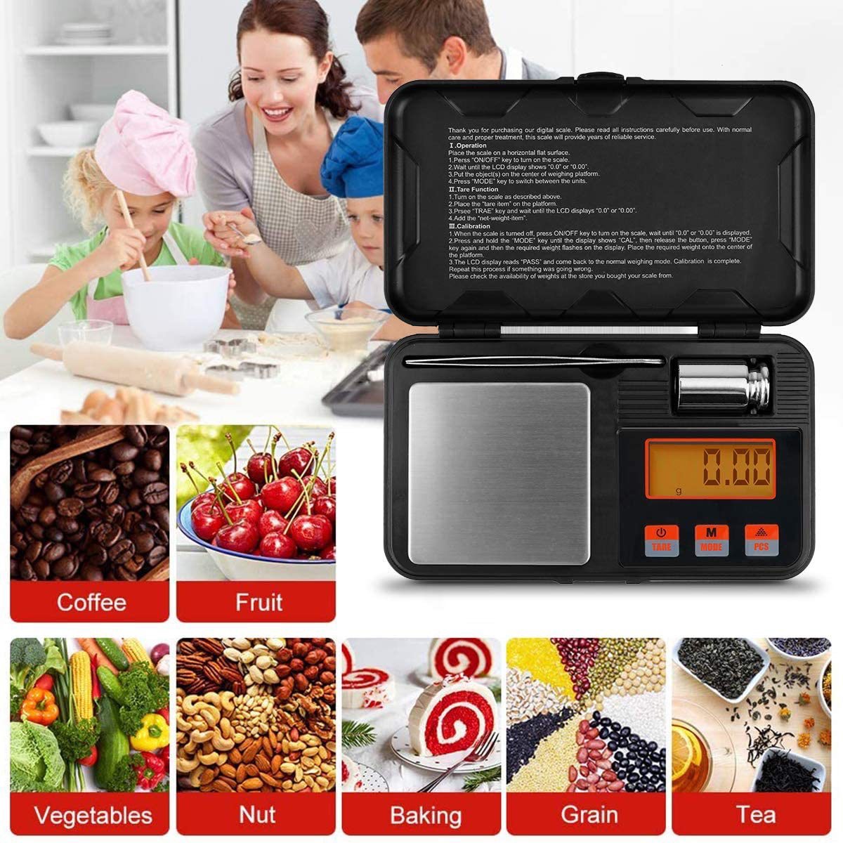 เครื่องชั่งดิจิตอล ตาชั่งดิจิตอล เครื่องชั่ง 200g 0.01g เครื่องชั่งดิจิตอลแบบพกพา Digital Scale CX-SERIES 200g/0.01g