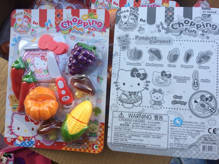 fKT-50068 ชุดหั่นผักผลไม้คิตตี้ ลิขสิทธิ์ถูกต้อง