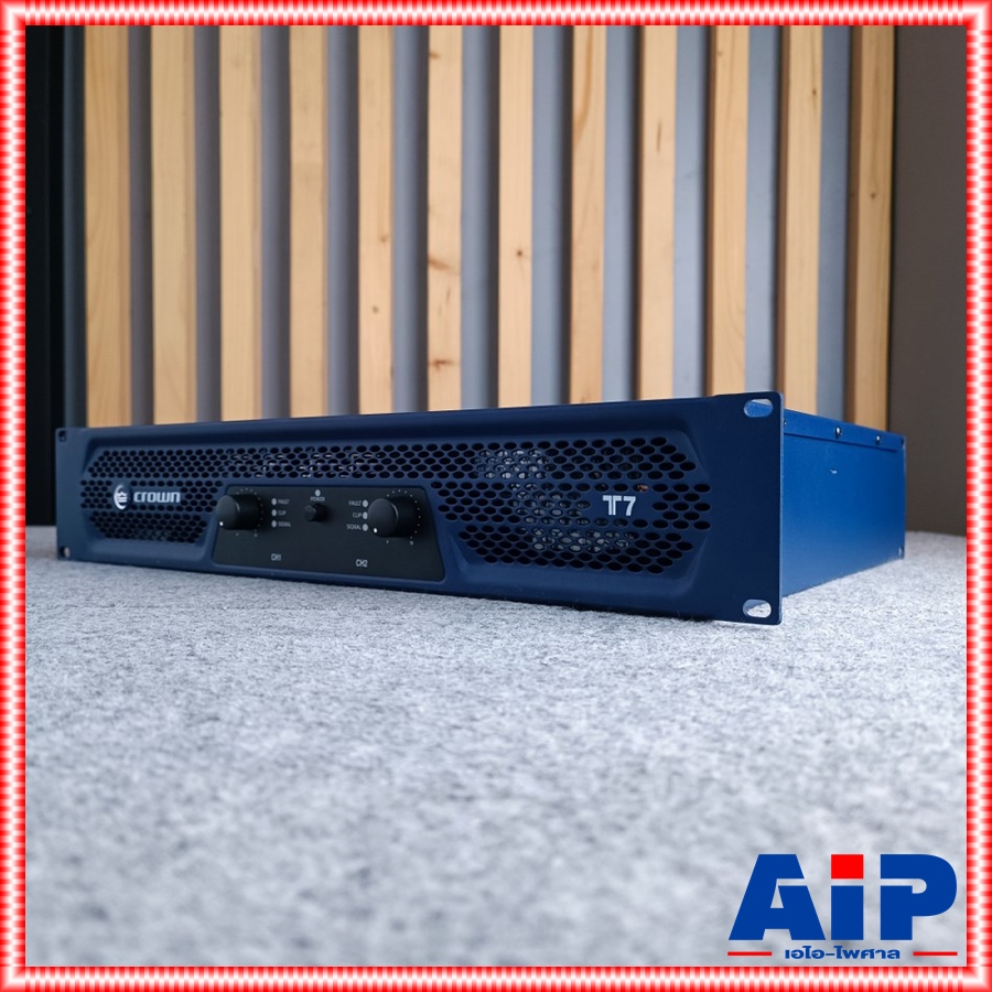 **สินค้าพรีออเดอร์ กรุณาติดต่อแอดมิน** CROWN T-7 poweramp เพาเวอร์แอมป์ เครื่องขยายเสียง 2 ชาแนล กำลังขับ 700 วัตต์ เครื่องขยายเสียงแบบหม้อแปลง T 7 T7 เอไอ-ไพศาล+++