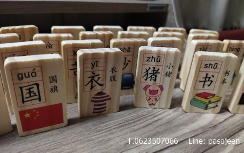 โดมิโนคำศัพท์ (ภาษาจีน) 100ชิ้น