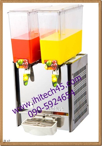 เครื่องกดน้ำหวาน เครื่องจ่ายน้ำหวาน รุ่น 9 ลิตร 2 ช่อง Juice Dispenser