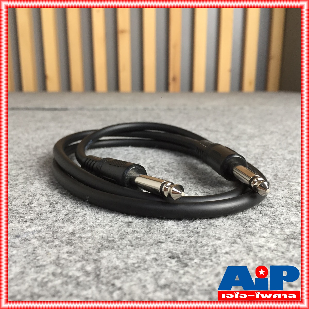 สายไมค์ 2หัว 1เมตร DYNACOM J085 สายไมค์ สายสัญญาณ หัวท้าย MONOหัวท้าย สาย ไมค์2หัว เอไอ-ไพศาล