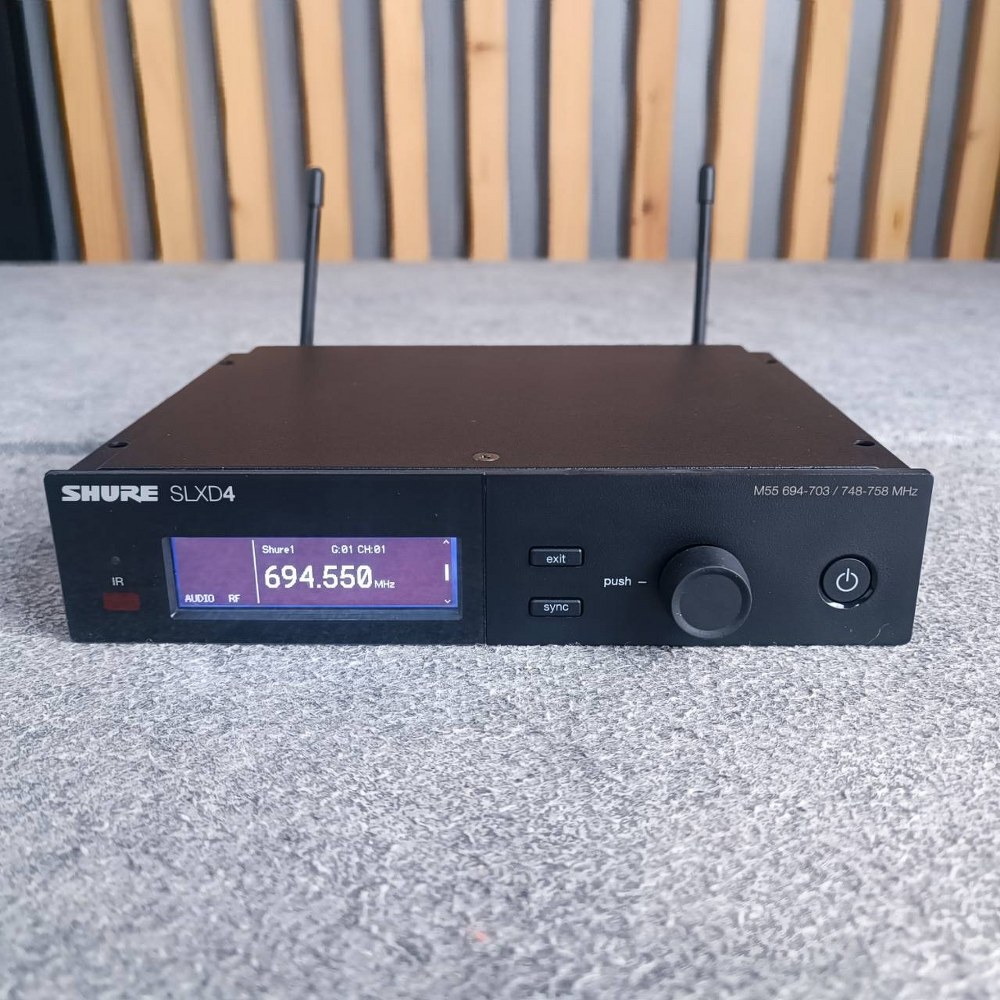 SHURE SLXD14A-M55 ไมโครโฟนไร้สายแบบ Bodypack คลื่นความถี่ 694-703 MHz และ 748-758 MHz (ไม่มีไมโครโฟน)! รุ่นใหม่ ไมโครโฟน shure SLXD 14 A / M 55 SLXD14A-M55 เอไอ-ไพศาล +++