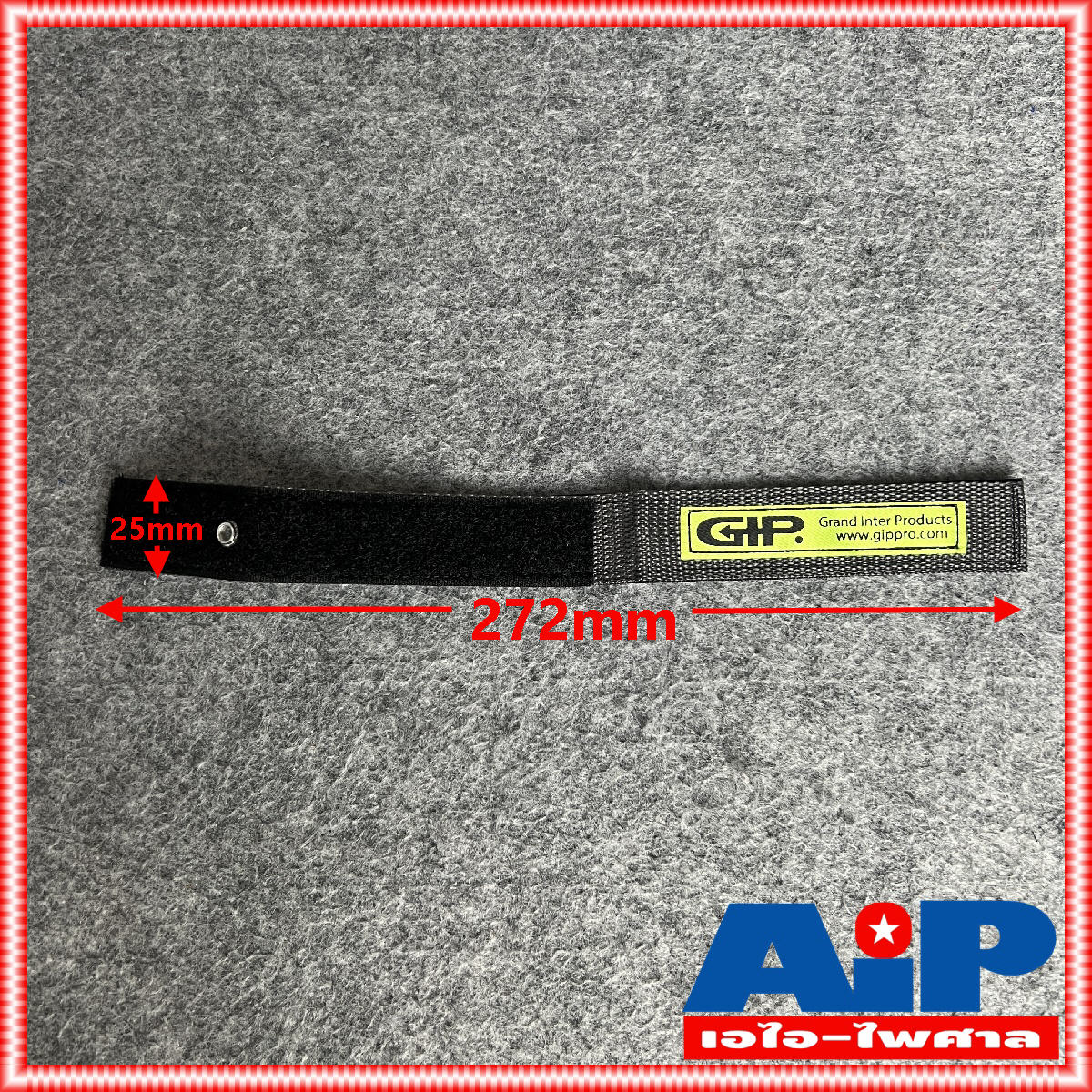 แพ็ค10เส้น สายรัดGIP สีเทา สายรัดสาย สายรัดสายลำโพง สายรัดสายสัญญาณ GIP สายรัด ยาว 272mm