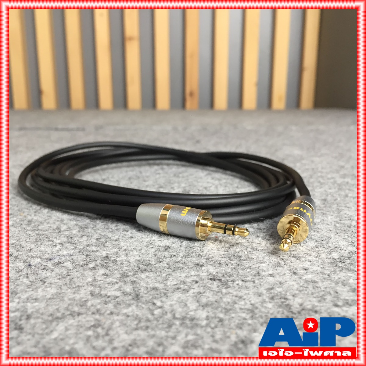 3เมตร DYNACOM J049 สาย TR-ST หัวท้าย GS005 สาย สัญญาณ เสียง สายสัญญาณ TR-STหัวท้าย ไดน่าคอม เอไอ-ไพศาล