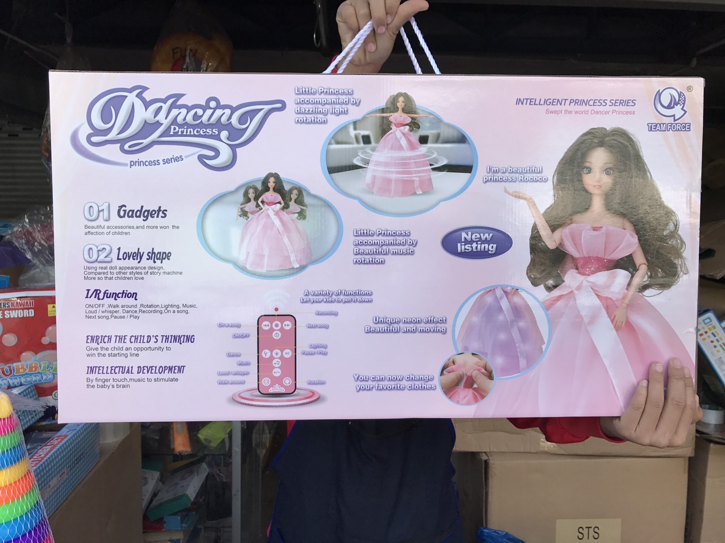 QL006 ของเล่นตุ๊กตาบังคับรีโมท กล่องใหญ่