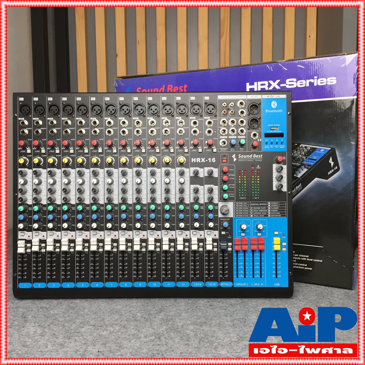 SOUNDBEST HRX16 MIXER มิกเซอร์ มิกซ์ HRX 16 HRX-16 เครื่องปรับแต่งเสียง MIX ตัวปรับแต่งเสียง เครื่องเสียง เอไอ-ไพศาล +++