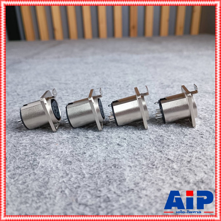 แพ็ค4ตัว AMPHENOL AC3FDZ XLR ติดแท่น ตัวเมีย แคนนอนเมียติดแท่น CANNONเมียติดแท่น เอไอ-ไพศาล