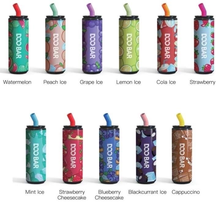 DOO BAR 6500 PUFFS DISPOSABLE POD 5% 15ML ชาร์จได้ !!!