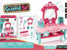 71022-41 ของเล่นเด็กโต๊ะเครื่องแป้งมีเสียงไฟ อุปกรณ์เสริมสวยของเล่น ปลีกชิ้นละ sale