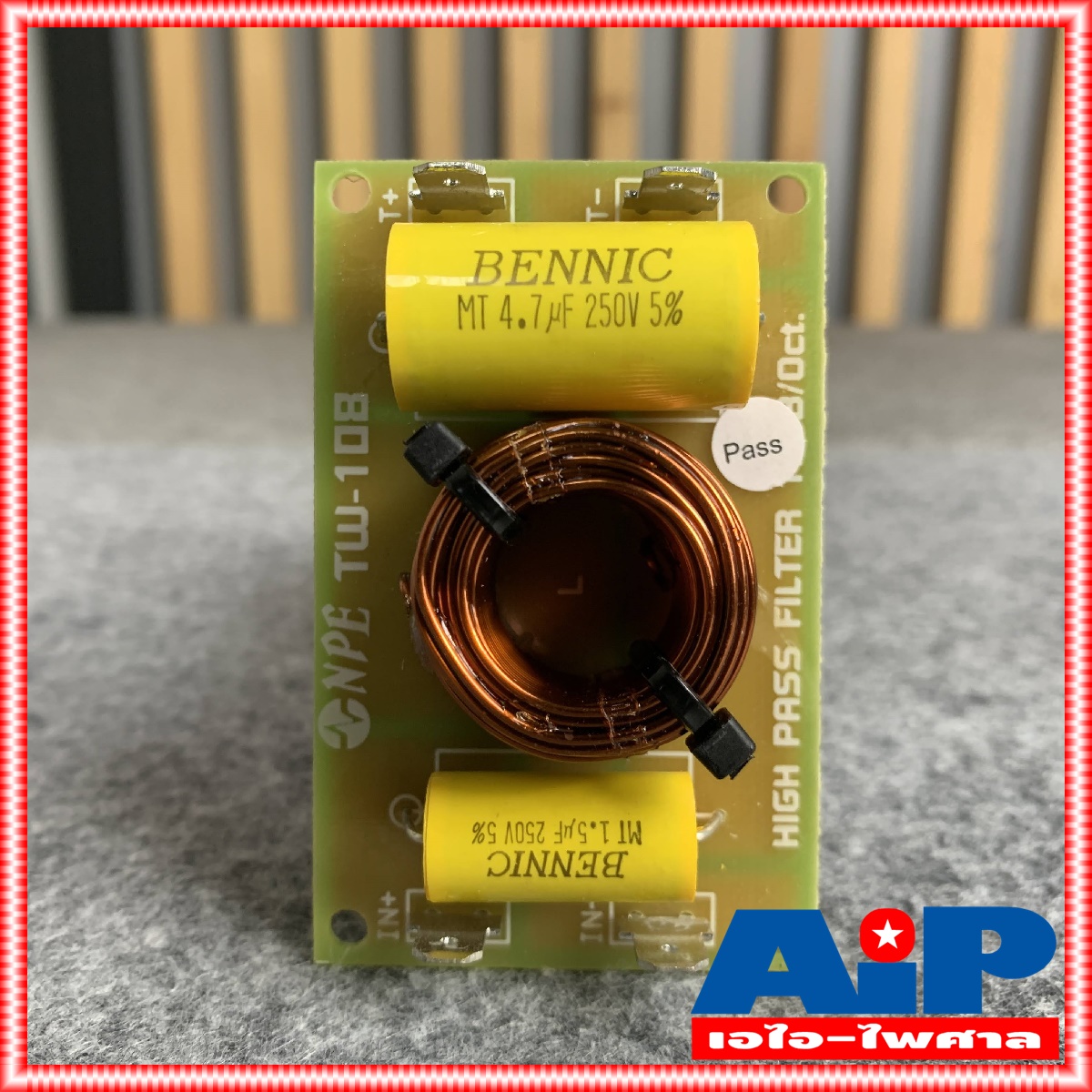 1อัน NPE TW108 NETWORK 8KHZ เน็ตเวิร์คลำโพง เน็ตเวิร์ค เน็ตเวิร์คเสียงแหลม ตัวกรองเสียงแหลม TW-108 TW 108