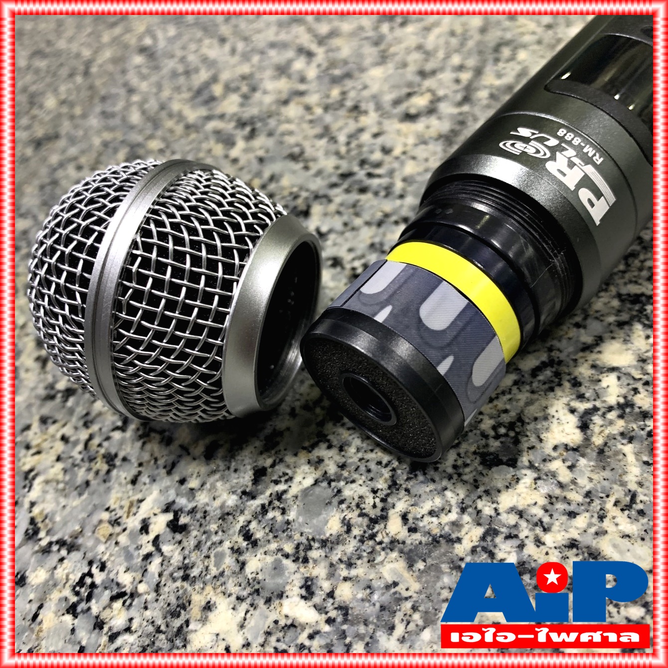 PROPLUS RM888 ไมค์ลอย คู่ ด้ามโลหะ UHF ปรับความถี่ได้ ความถี่ใหม่ กสทช RM-888 เครื่องรับเล็ก PRO PLUS RM 888 ไมค์ลอย UHF ใช้ถ่าน AA จูนความถี่ได้ เอไอ-ไพศาล +++