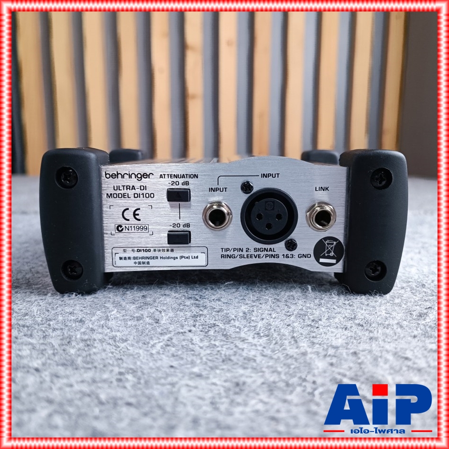 BEHRINGER DI-100 ULTRA DI-BOX กล่องป้องกันเสียงรบกวน กล่อง DI100 DI BOX di 100 +++