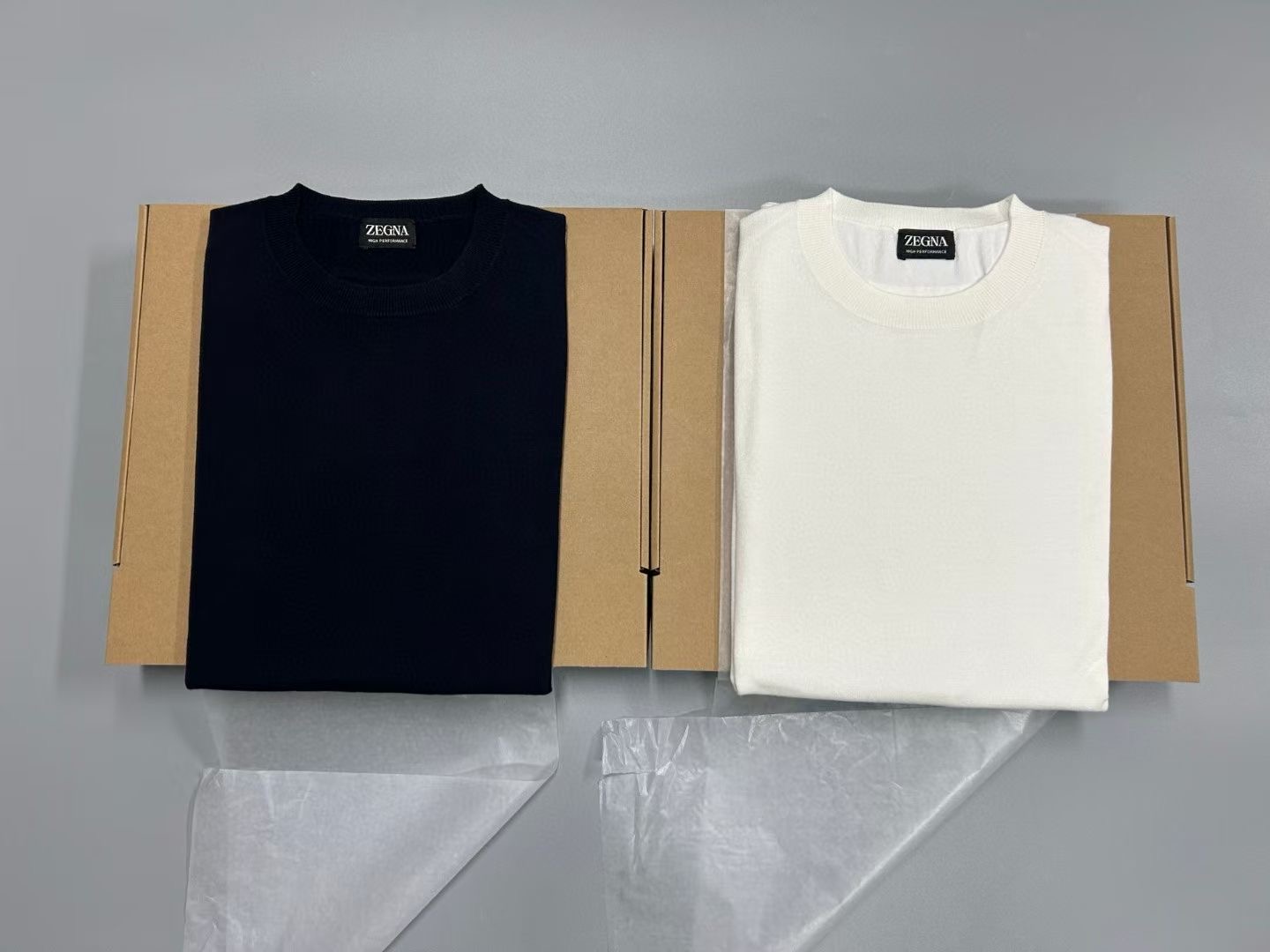 **do** เสื้อ Zegna short-sleeve knit T-shirt มี 2 สินค้าใหม่ ของแท้