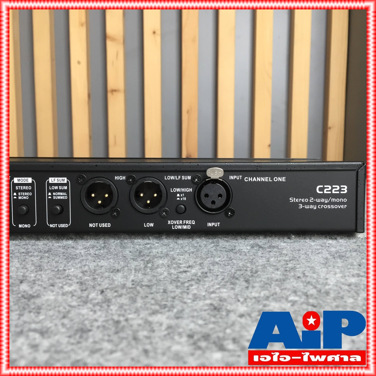 BETA THREE C223 CROSSOVER BETA THREE C223 ครอสโอเวอร์ 2 ทางสเตอริโอ / 3 ทางโมโนเครื่องแยกความถี่เสียง