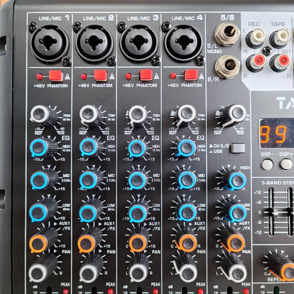 TADA NEW6-99DSP MIXER มิกเซอร์6 แชนแนล Bluetooth บลูทูธ เอฟเฟคแท้ ธาดา NEW6 99DSP เอไอ-ไพศาล