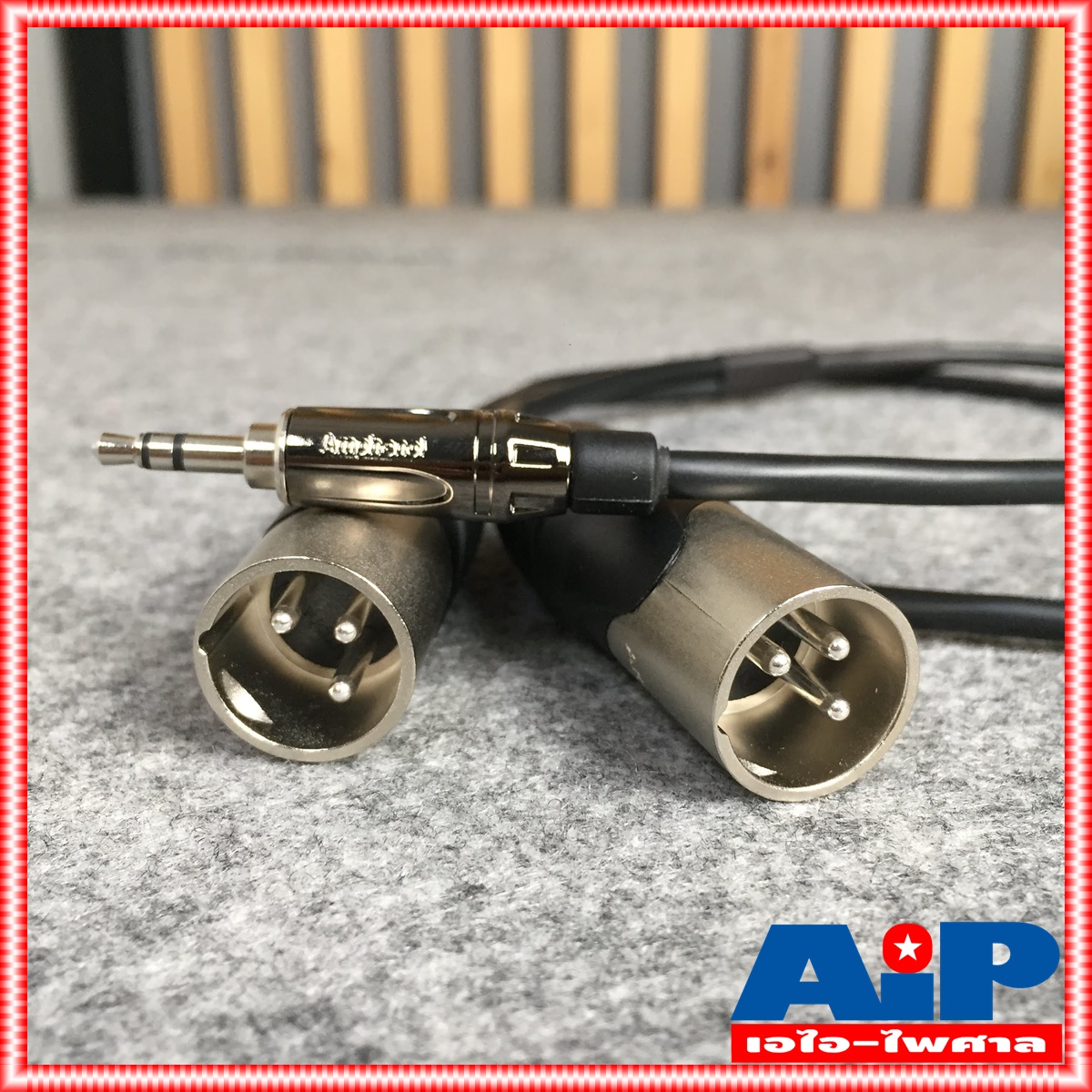 1เมตร AMPHENOL สายTR-ST-XLRผู้x2 1M CA54-0404-WB-001 สายสัญญาณ สายสัญญาณเสียง สายเสียบมิกซ์ เอไอ-ไพศาล