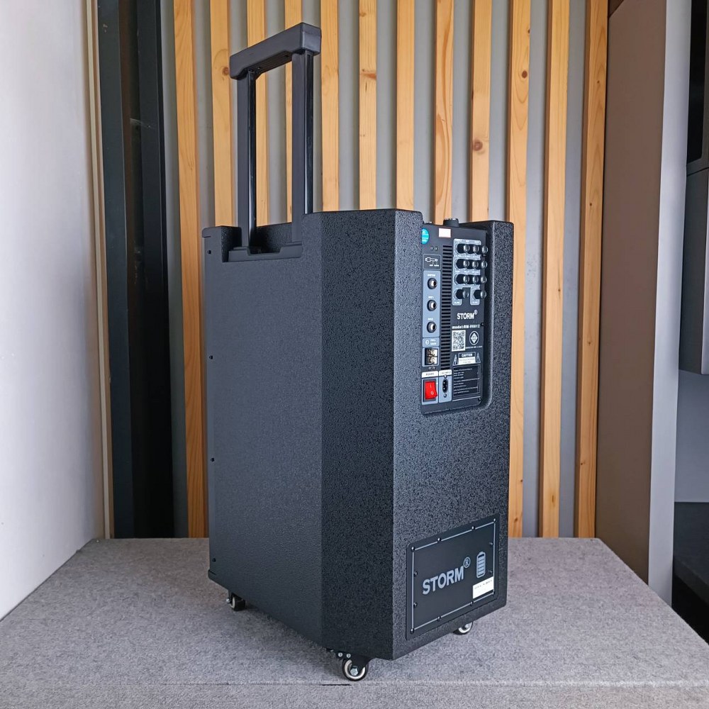 STORM RM-V6612 ตู้ลำโพงไม้ พร้อมไมค์ลอย2ตัว รองรับสัญญาณ Bluetooth MP3/USB RM V6612 ลำโพง RMV6612 บลูทูธ ลำโพงอเนกประสงค์ เอไอ-ไพศาล