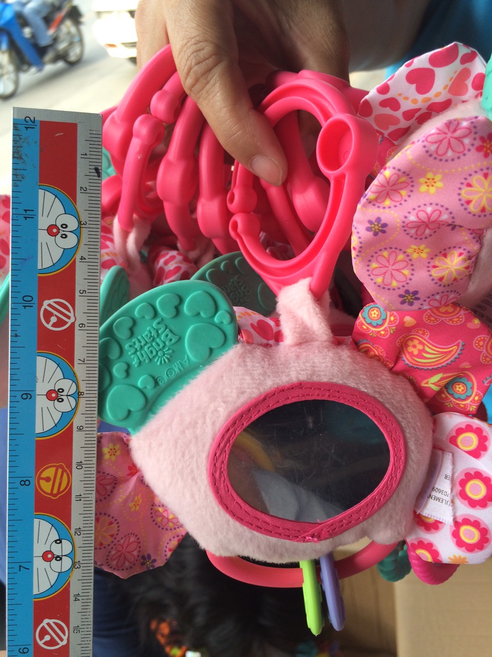 CH906 ของเล่นผ้าเด็กดอกไม้แขวนเปลหรือรถเข็น ชิ้นละ