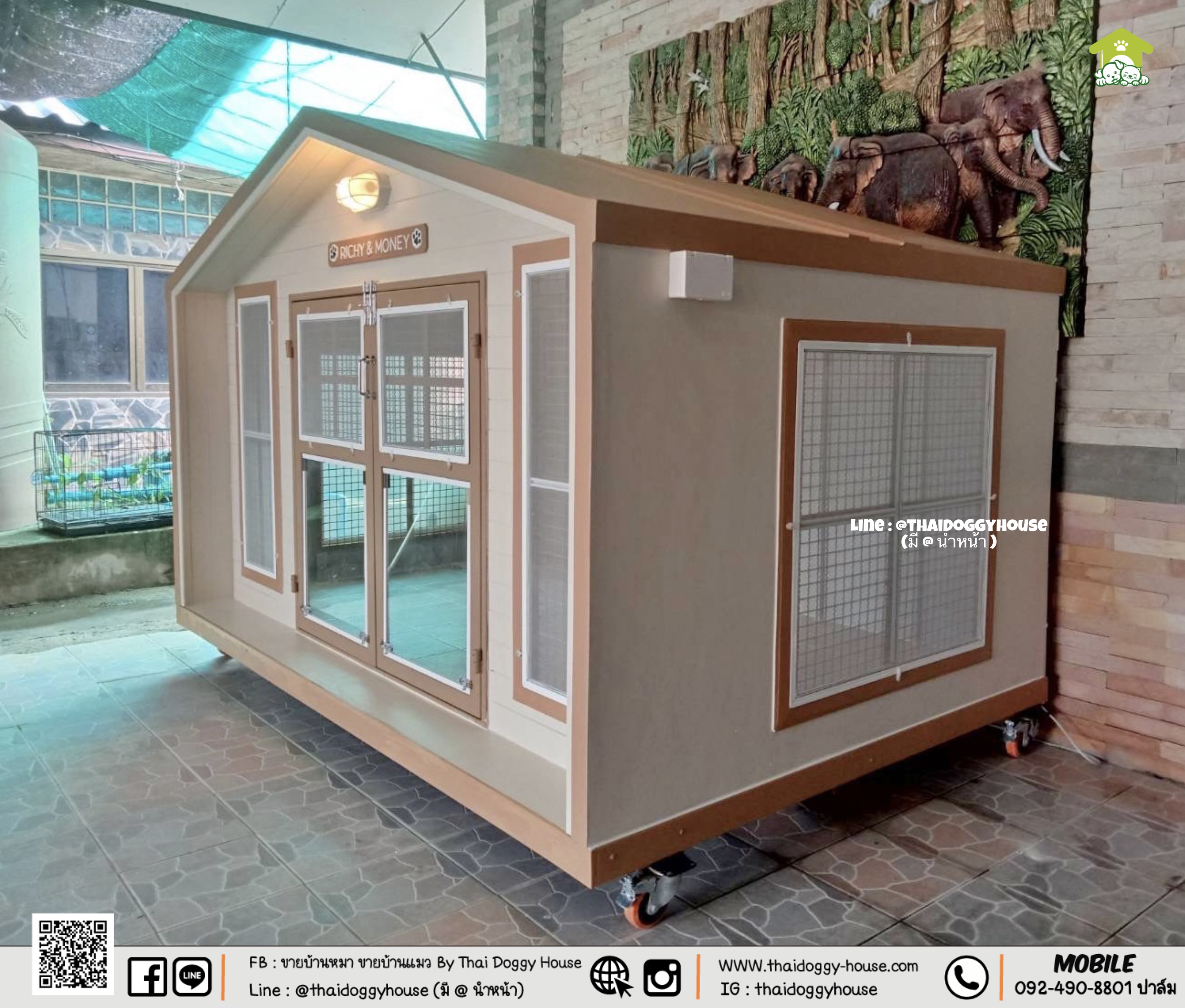 บ้านหมา บ้านแมว "𝐍𝐎𝐑𝐃𝐈𝐂 𝐒𝐓𝐘𝐋𝐄 𝐁𝐘 𝐓𝐇𝐀𝐈 𝐃𝐎𝐆𝐆𝐘 𝐇𝐎𝐔SE