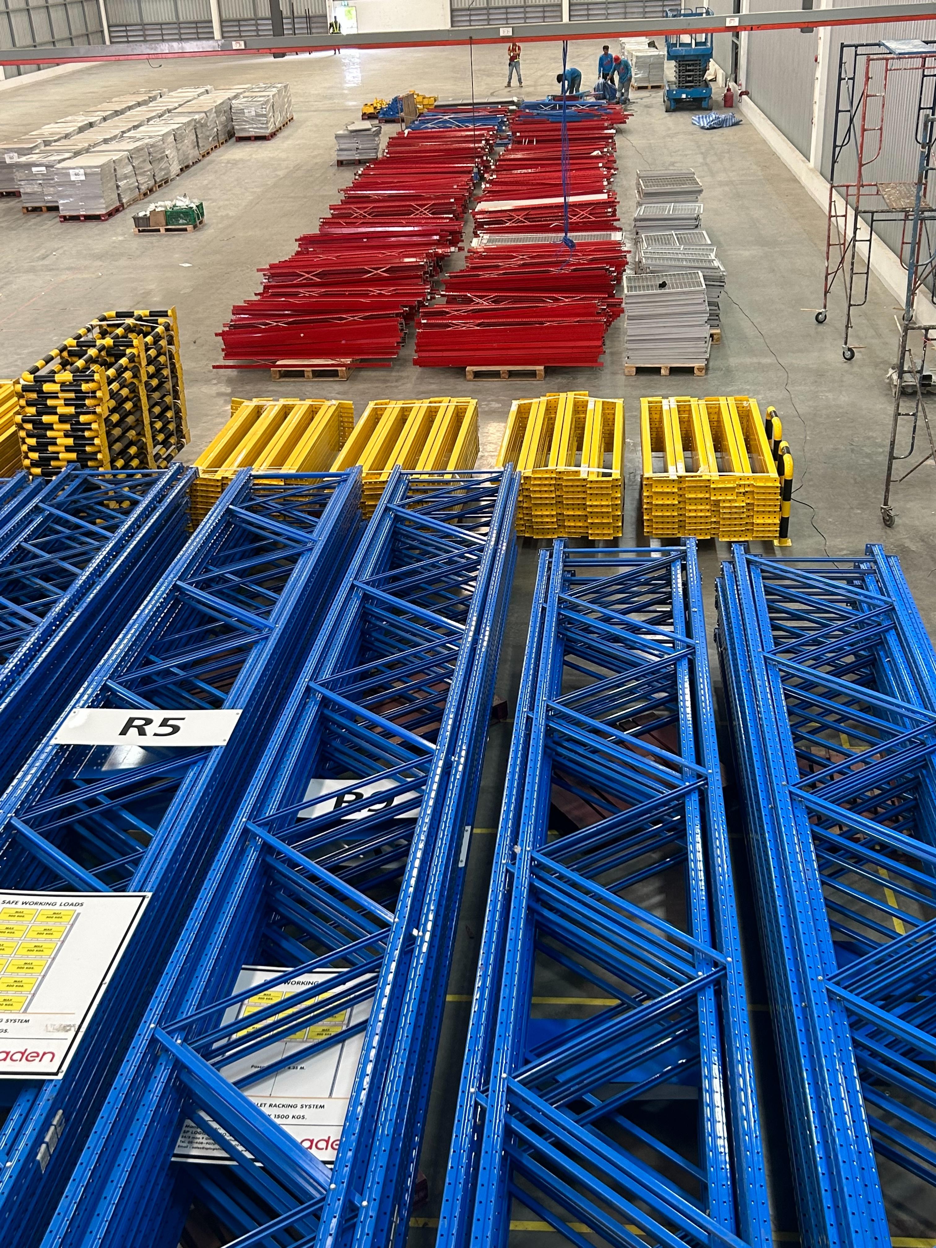 Selective rackมือสอง ขนาดลึก1050ม.ยาว2.30-2.70 สูง3.10-10.50เมตร