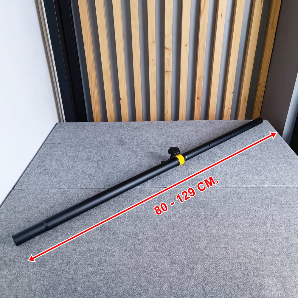 1คู่ 2ต้น NTS S-3 เสากลางตู้ เสาปัก ข้อต่อสีเหลือง ปรับสูง-ต่ำได้ ขาเสียบตู้ลำโพง เสาโลหะสีดำ ขนาดมาตราฐาน 35 mm เสาตู้ลำโพง S 3 เอ็นทีเอส S3 เอไอ-ไพศาล