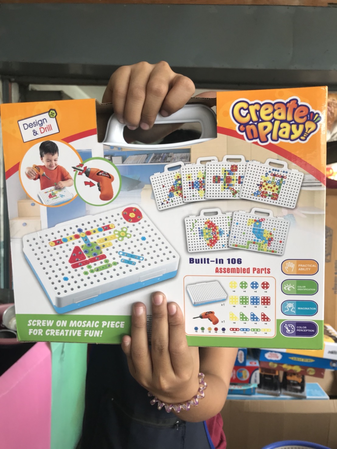 661-322 ของเล่นเด็กโมเสทสว่าน DIY