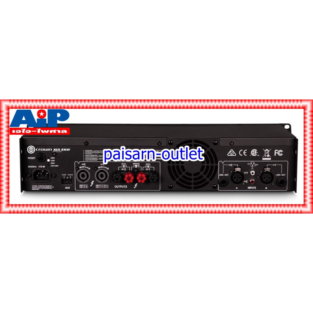 **สินค้าพรีออเดอร์ กรุณาติดต่อแอดมิน** CROWN XLS1002 power เพาเวอร์แอมป์ เพาเวอร์ เครื่องเสียง แอมป์ แอมป์ขยาย เครื่องขยายเสียง เอไอ-ไพศาล +++