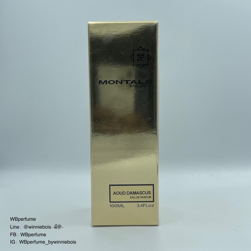 น้ำหอม แท้100% Montale Aoud Damascus edp 100ml