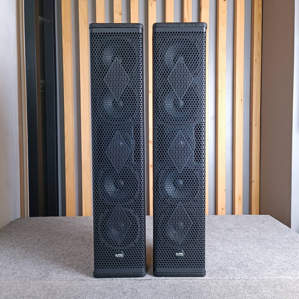 คู่ละ NTS CL-414 column loudspeaker พร้อมขาแขวนพนัง CL-414 CL-414 ลำโพงคอลัมน์ ลำโพง เอไอ-ไพสาล