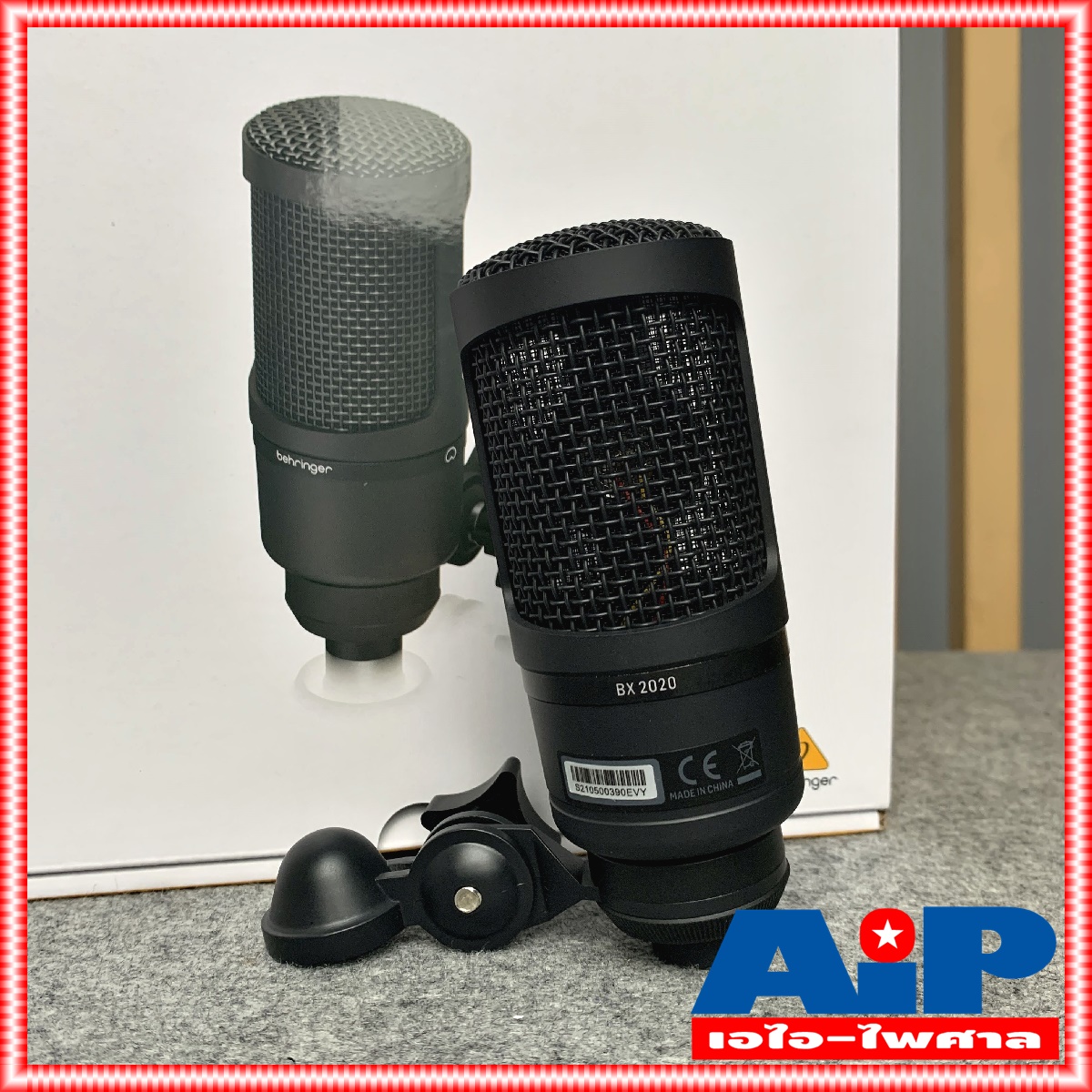 BEHRINGER BX2020 ไมค์สตูดิโอ BX-2020 BX 2020 Condenser Microphone มโครโฟนแบบคอนเดนเซอร์ มีรูปแบบการรับเสียงแบบคาร์ดิออยด์ +++